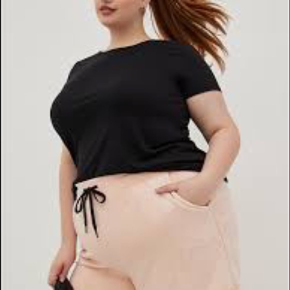 Torrid LOVESICK PULL-ON SHORT - COTTON WASH PINK Shorts Size 2X - Picture 7 of 8